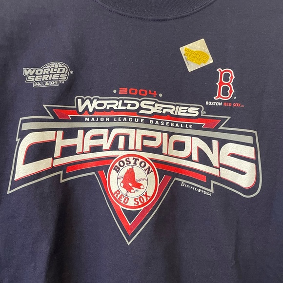 Mens 1994 Boston Red Sox World Series T-Shit. Size Large. Navy Blue background - Picture 2 of 6